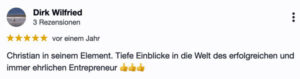5-Sterne Google-Rezension von Dirk Wilfried